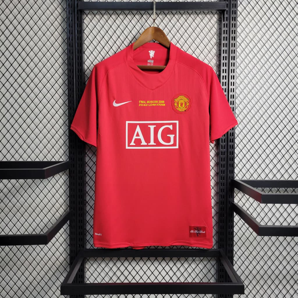 Manchester United Masculino 07/08 Retro - Torcedor — imagem 1