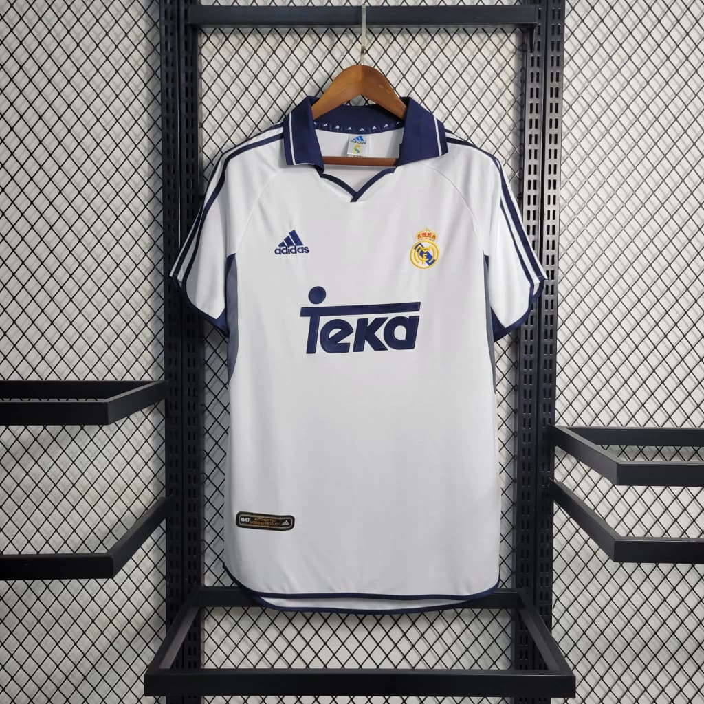 Real Madrid Masculino 00/01 Retro - Torcedor — imagem 1