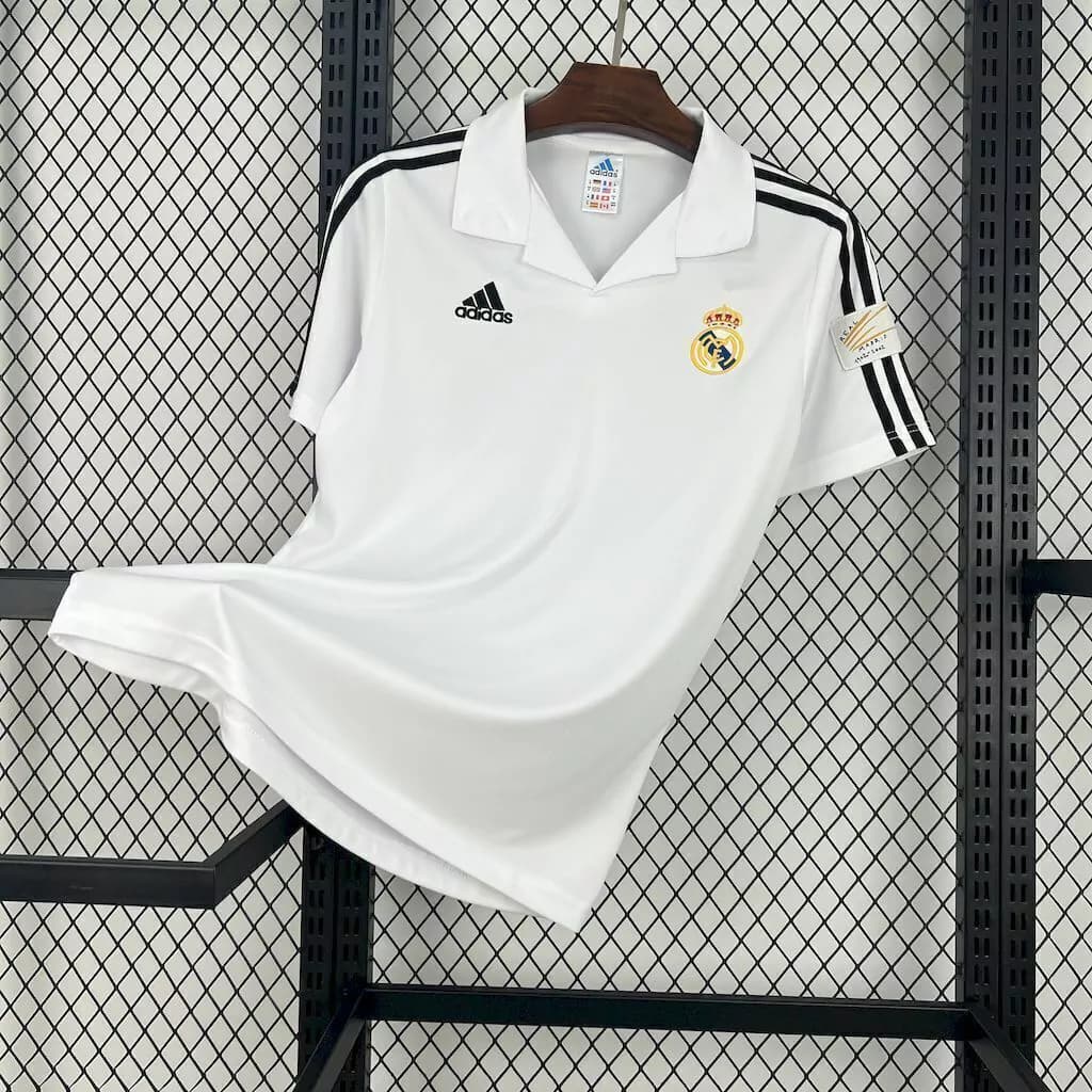 Real Madrid Masculino 01/02 Retro - Torcedor — imagem 1