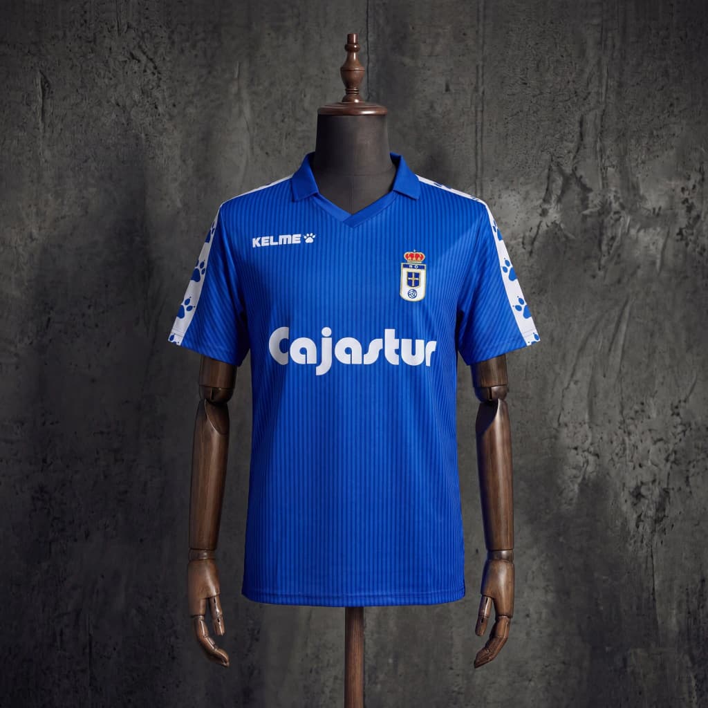 Real Oviedo Masculino 92/93 Retro - Torcedor — imagem 1