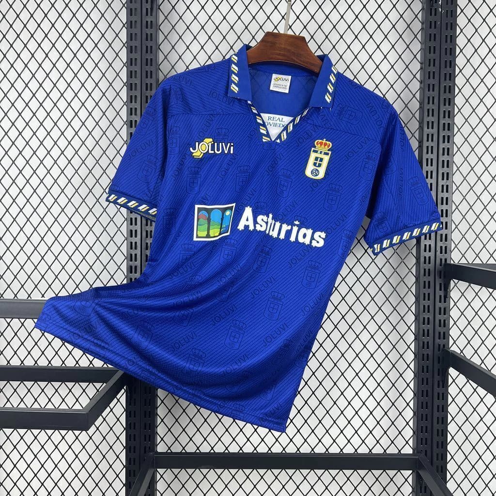 Real Oviedo Masculino 95/96 Retro - Torcedor — imagem 1