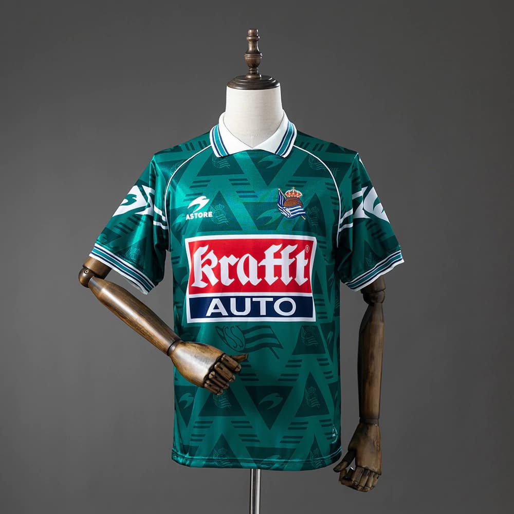 Real Sociedad Masculino 95/96 Retro - Torcedor — imagem 1