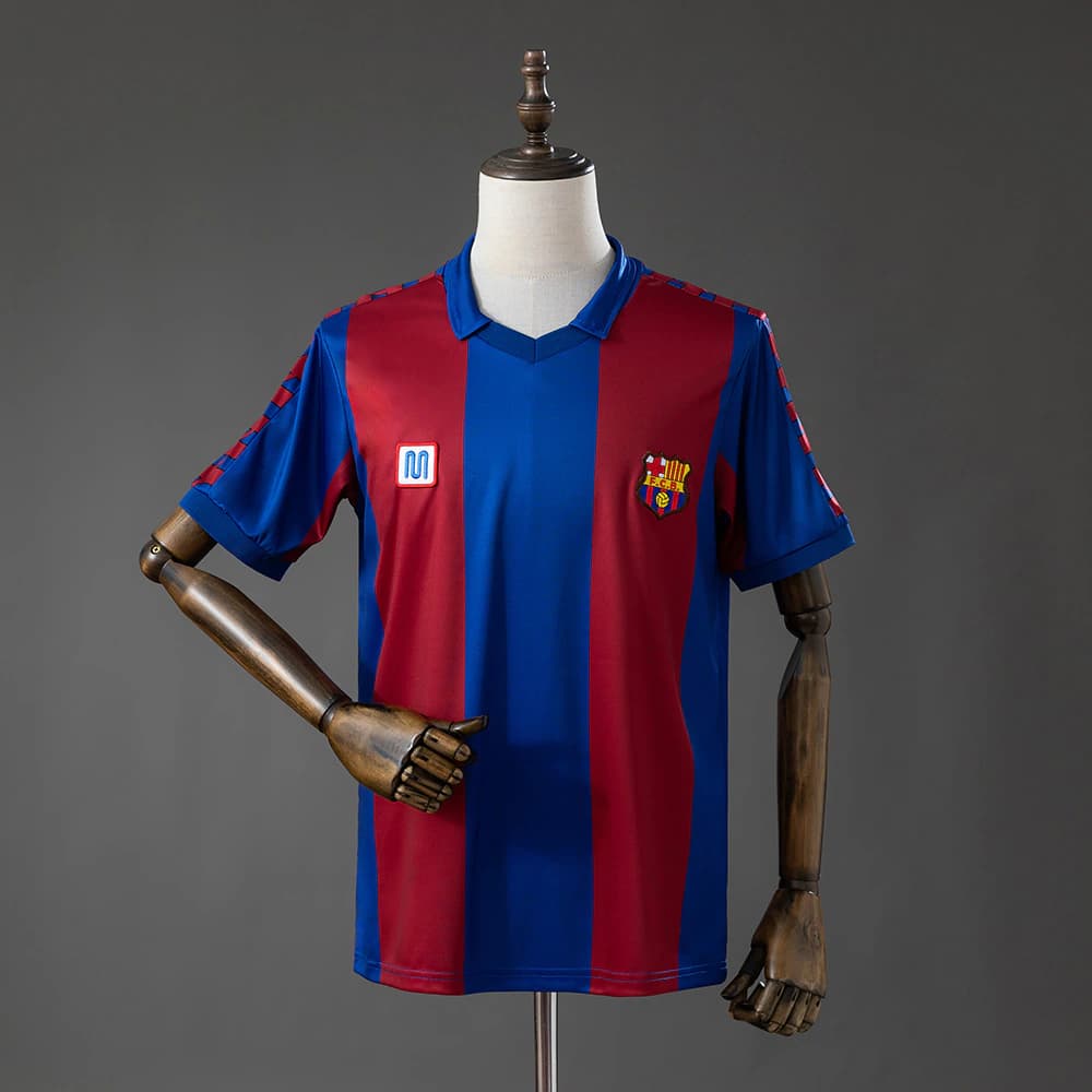 Retrô Barcelona Masculino 80/81 Home I - Torcedor — imagem 1