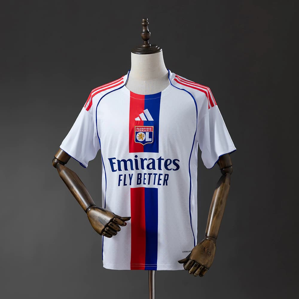 Olympique Lyon Masculino 25/26 Home I - Torcedor — imagem 1