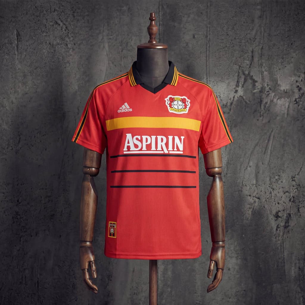Bayer Leverkusen Masculino 99/00 Retro - Torcedor — imagem 1