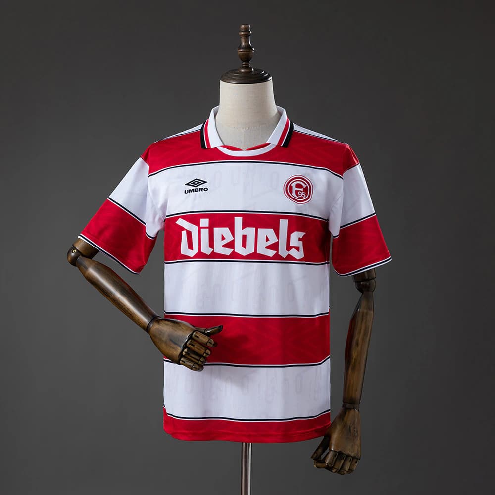 Retrô Fortuna Düsseldorf Masculino 1996 Home I - Torcedor — imagem 1