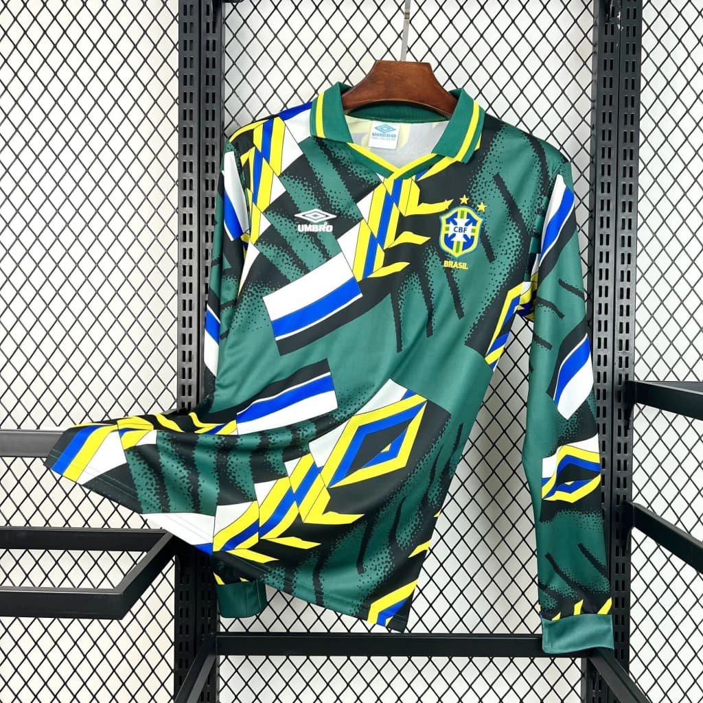 Retrô Seleção Brasil Masculino 1994 Goalkeeper - Torcedor — imagem 1