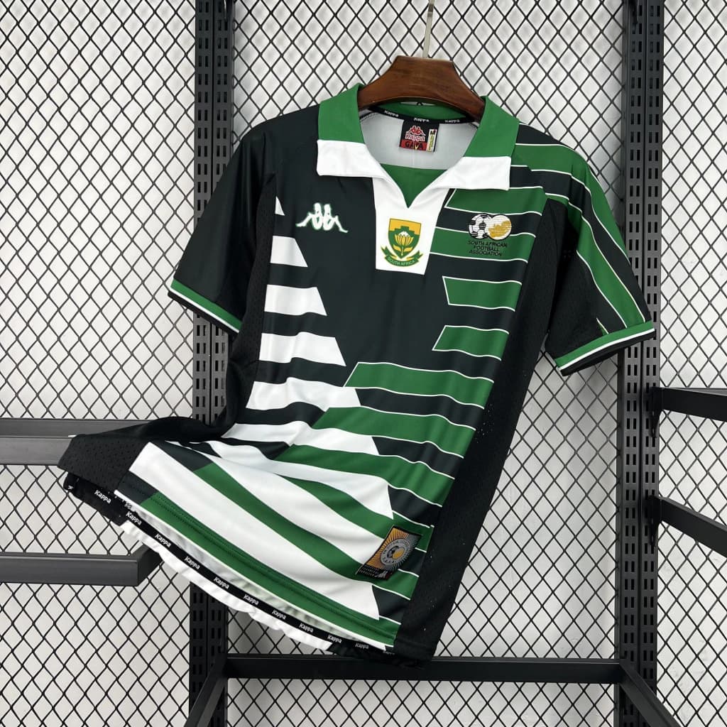 Retrô Seleção África do Sul Copa do Mundo Masculino 1998 Away II - Torcedor