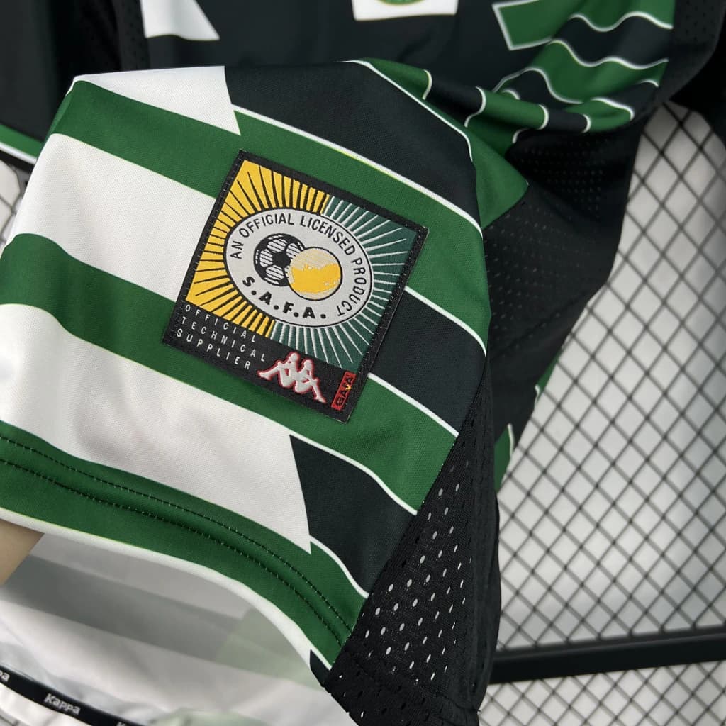 Retrô Seleção África do Sul Copa do Mundo Masculino 1998 Away II - Torcedor — imagem 6