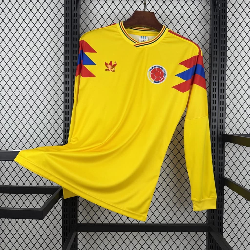 Seleção Colômbia Masculino 1990 Retro - Torcedor — imagem 2