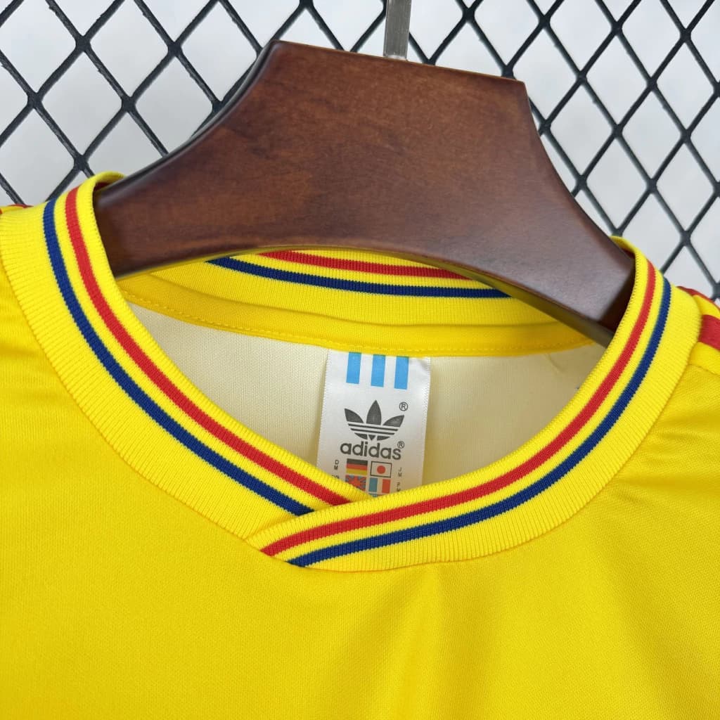 Seleção Colômbia Masculino 1990 Retro - Torcedor — imagem 5