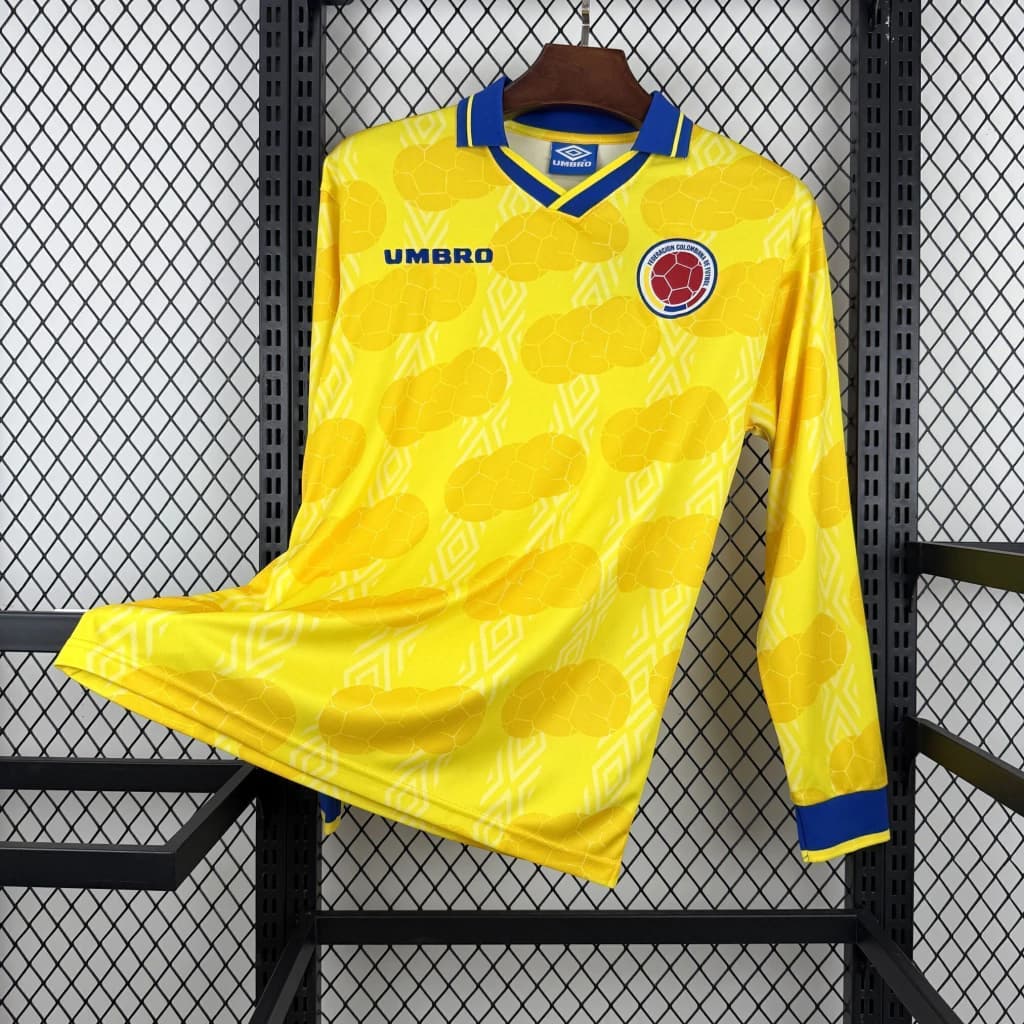 Seleção Colômbia Masculino 1994 Retro - Torcedor — imagem 1