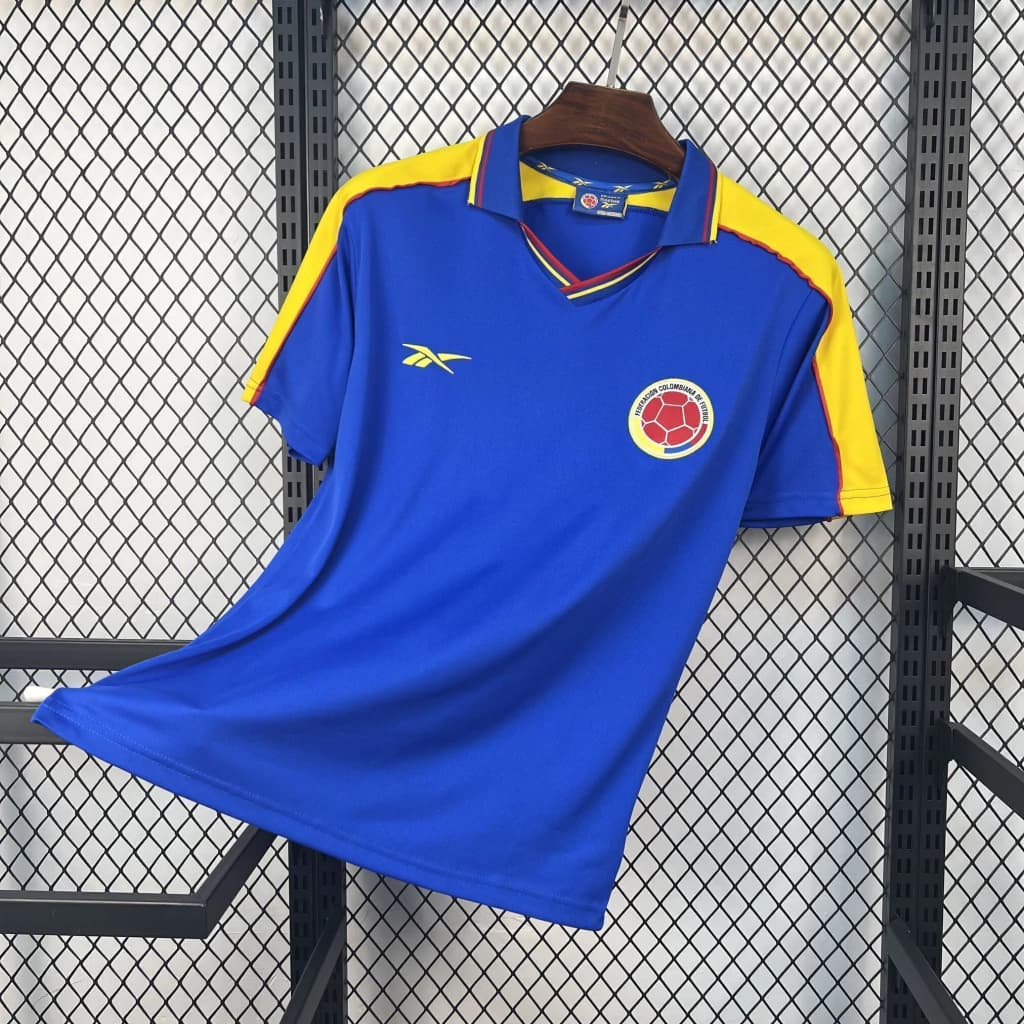Seleção Colômbia Masculino 1998 Retro - Torcedor — imagem 1