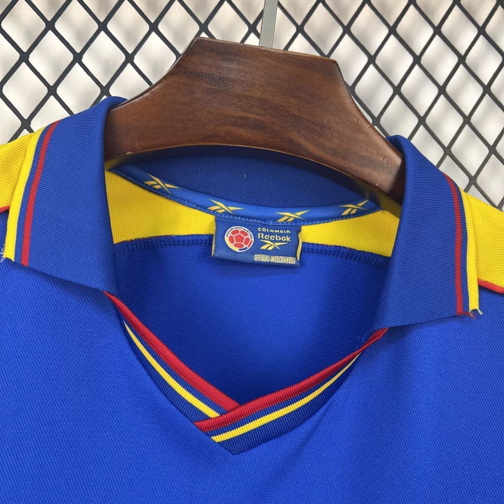 Seleção Colômbia Masculino 1998 Retro - Torcedor — imagem 2