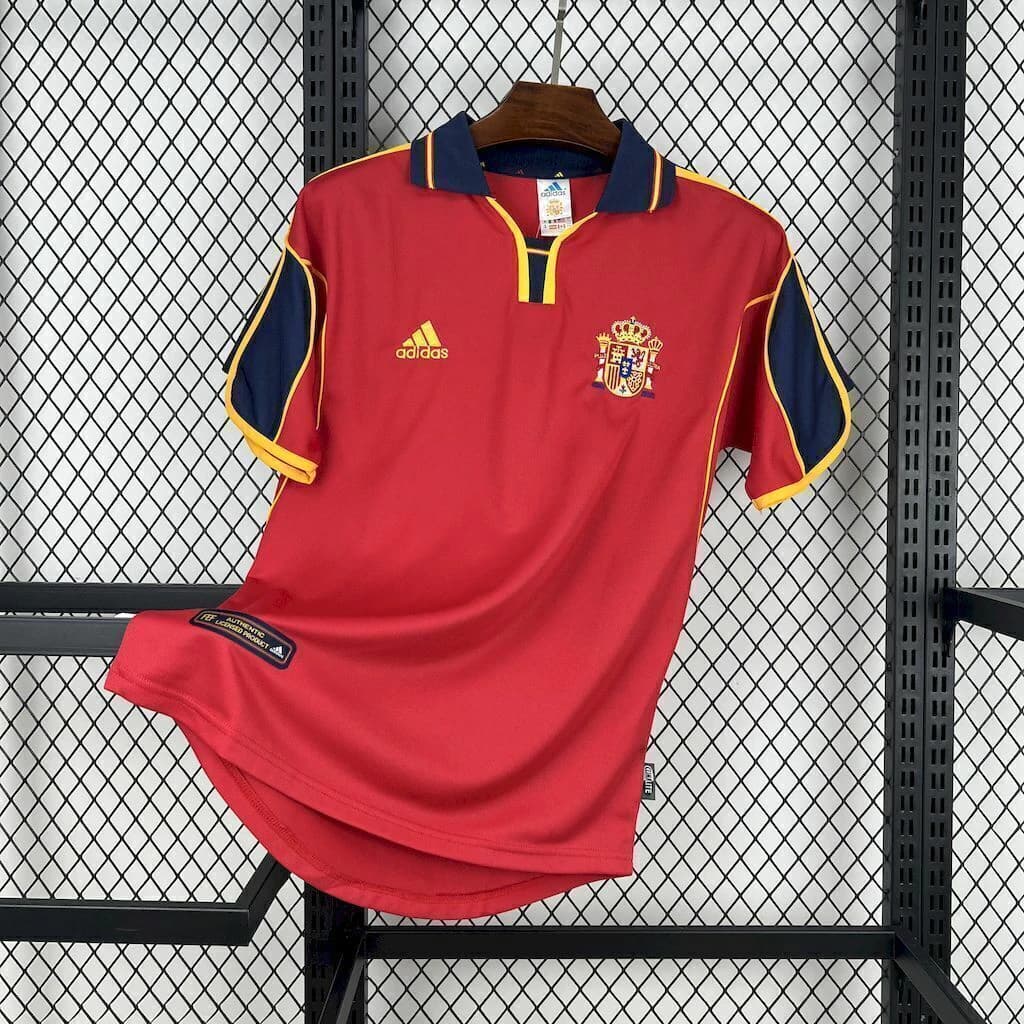 Seleção Espanha Masculino 1998 Retro - Torcedor — imagem 1