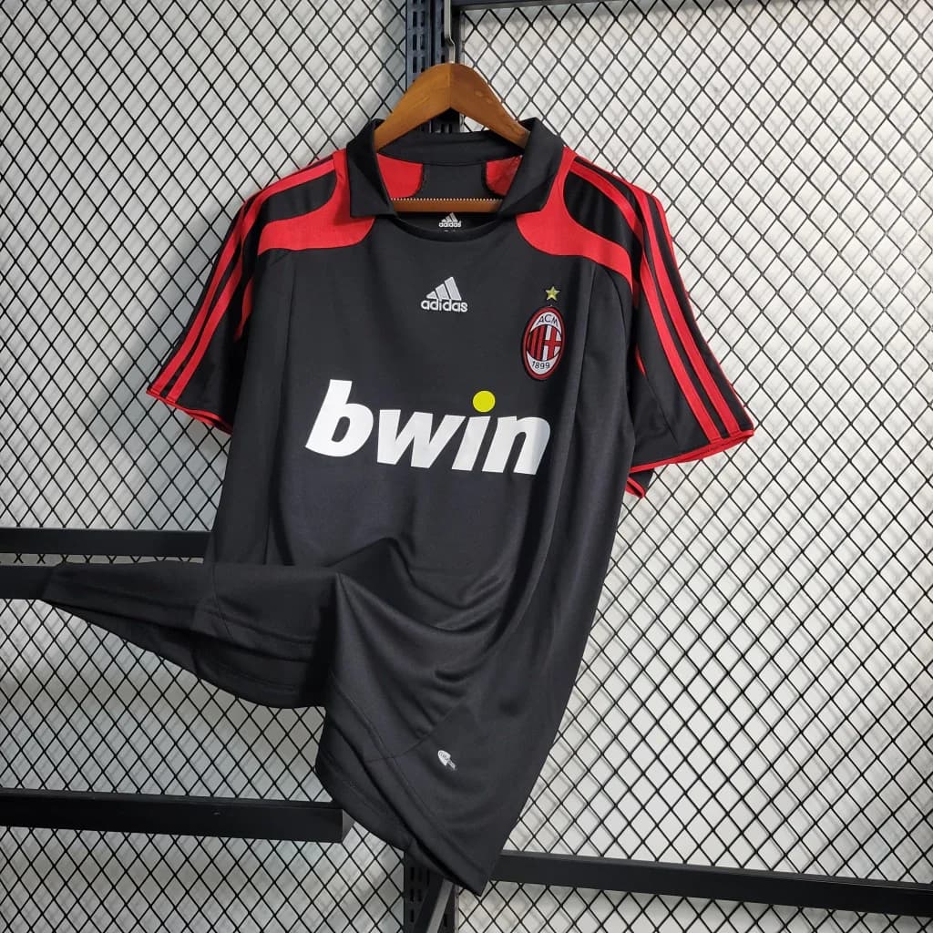 AC Milan Preta 07/08 Retro - Torcedor — imagem 6