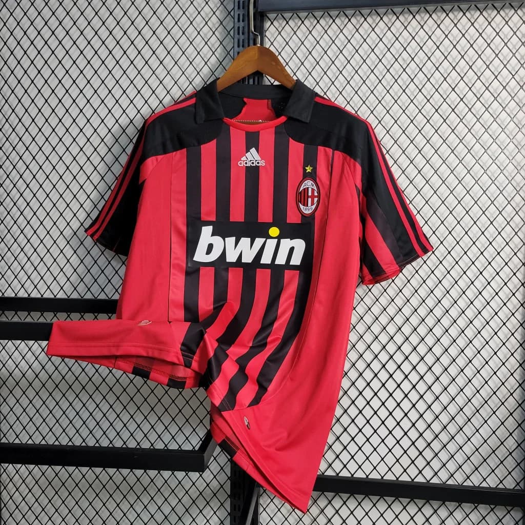 AC Milan Vermelha 07/08 Retro - Torcedor — imagem 3