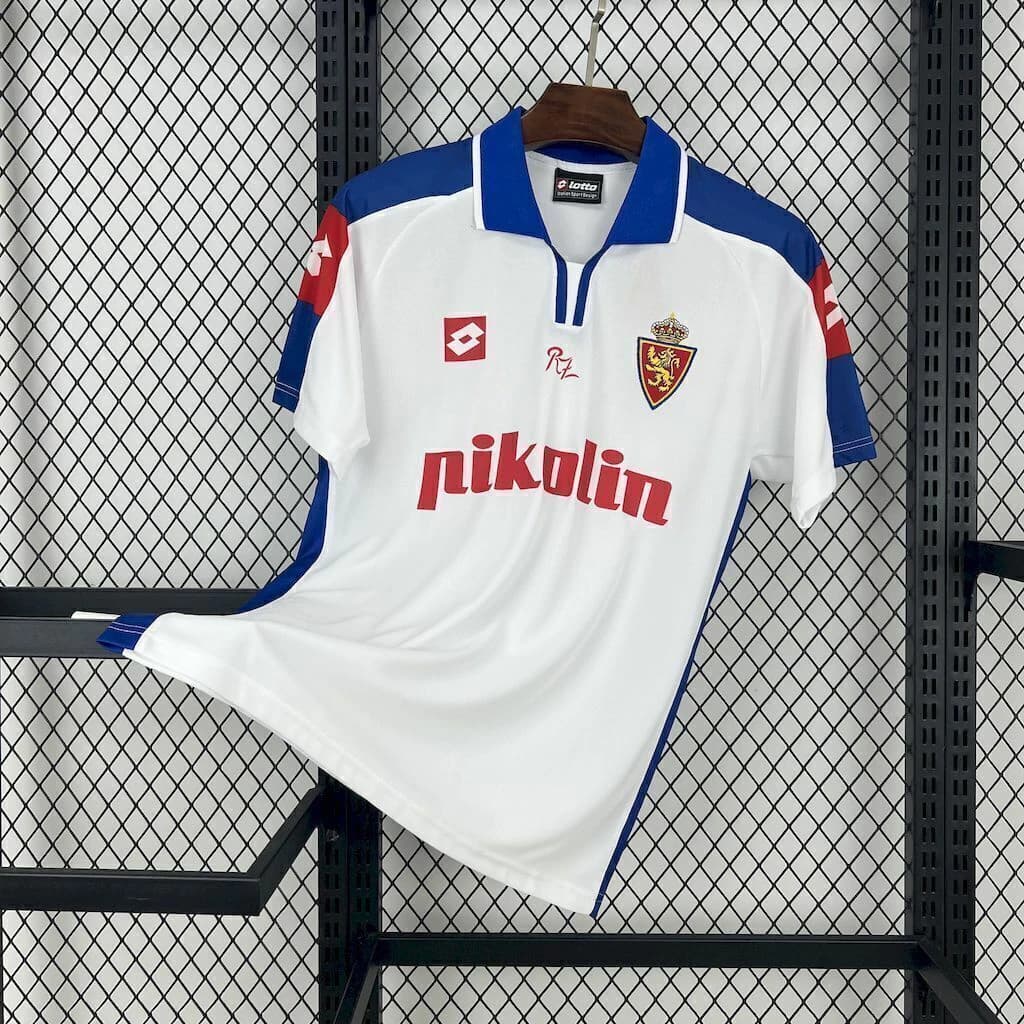 Real Zaragoza Masculino 2004 Retro - Torcedor — imagem 1