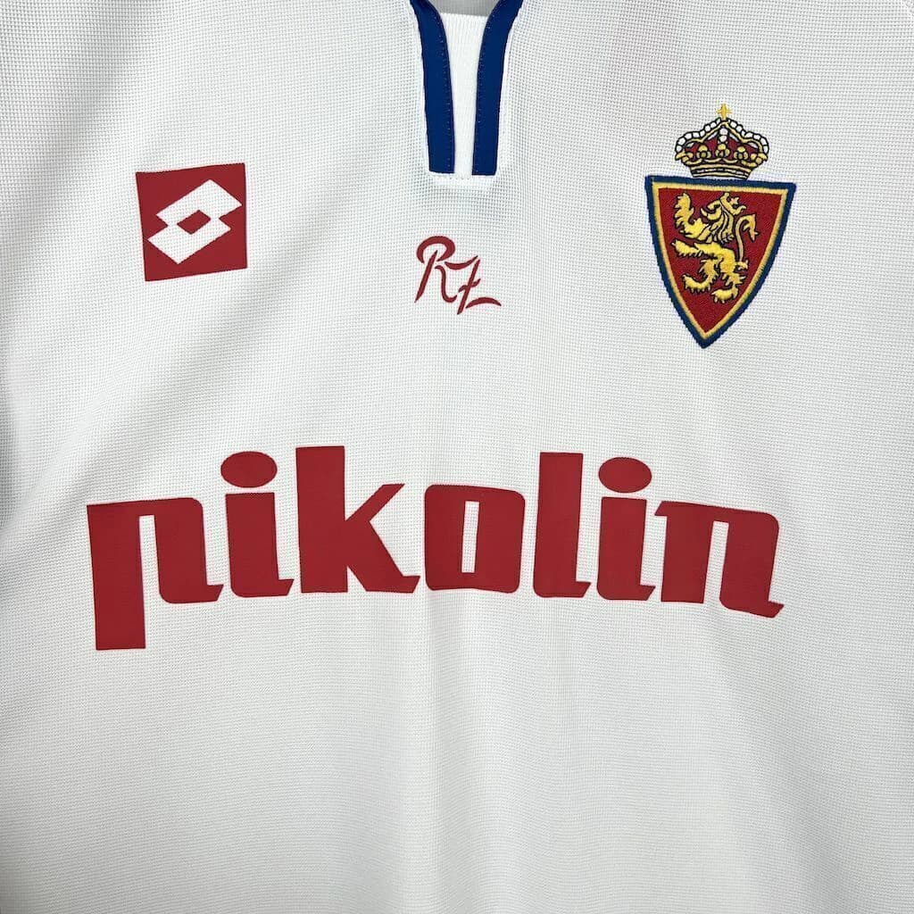 Real Zaragoza Masculino 2004 Retro - Torcedor — imagem 4