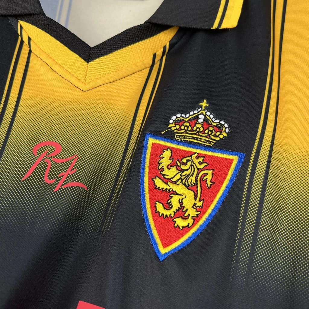 Retrô Real Zaragoza Masculino 03/04 Away II - Torcedor — imagem 5