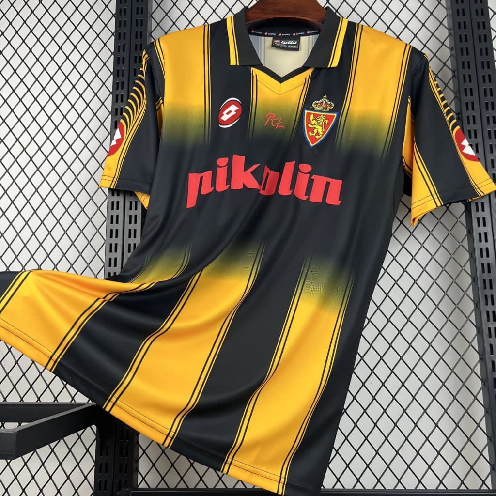 Retrô Real Zaragoza Masculino 03/04 Away II - Torcedor — imagem 6