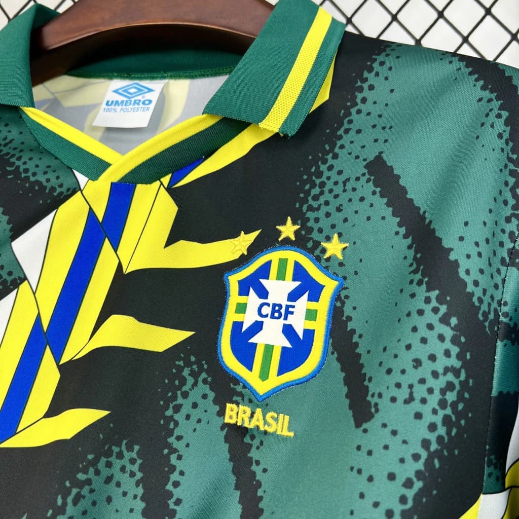 Retrô Seleção Brasil Masculino 1994 Goalkeeper - Torcedor — imagem 4