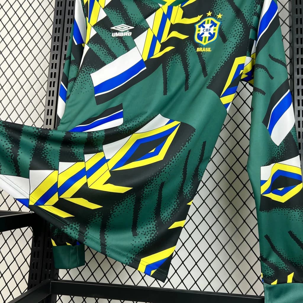 Retrô Seleção Brasil Masculino 1994 Goalkeeper - Torcedor — imagem 5